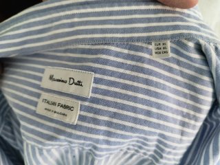 Camisa Massimo Dutti Rayas Talla 48