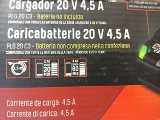 Taladro Percutor Recargable PARKSIDE PSBSA 20-Li C