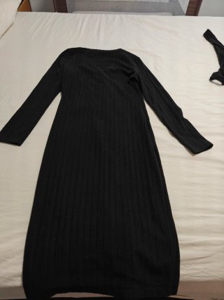 Vestido premamá y mono negro Talla S