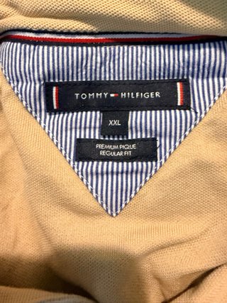 Polo Tommy Hilfiger Beige Talla XXL