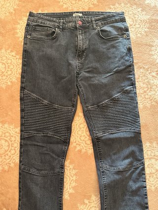 Pantalones vaqueros estilo biker Gémo Talla 44