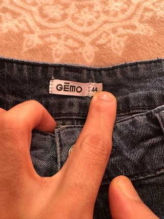 Pantalones vaqueros estilo biker Gémo Talla 44