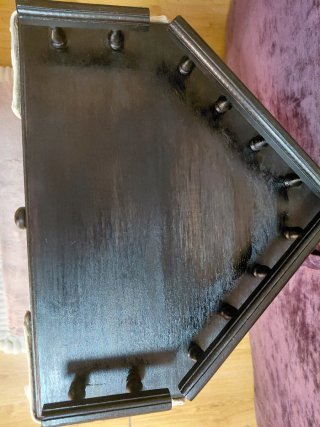 Estantería Rinconera Vintage Madera Torneada