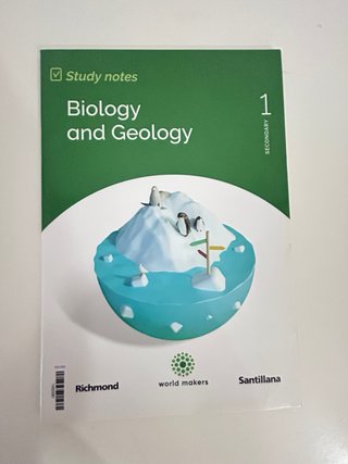 Libro de biología y geología en ingles