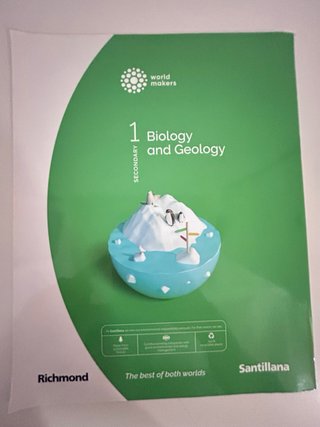 Libro de biología y geología en ingles