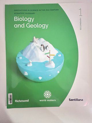 Libro de biología y geología en ingles