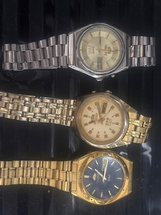Lote 3 Relojes Orient (2 funcionando)
