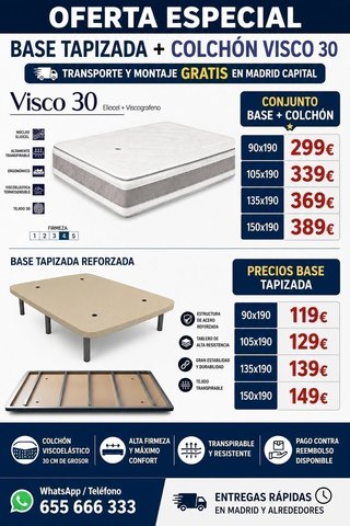 Pack Base y colchon