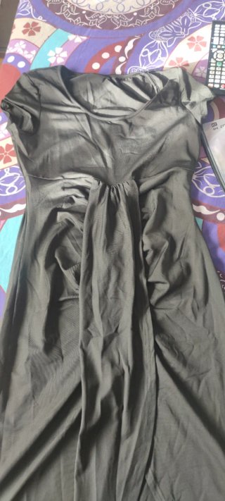 Vestido largo negro Shein Talla M