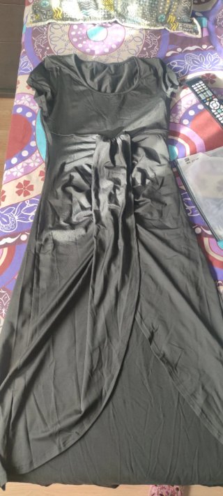 Vestido largo negro Shein Talla M