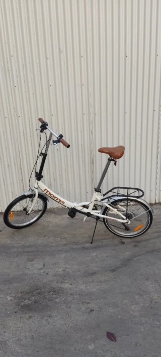 Bicicleta Plegable Moma Blanca