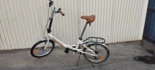 Bicicleta Plegable Moma Blanca