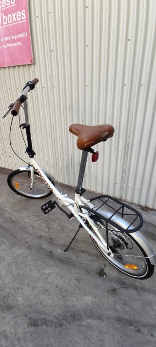 Bicicleta Plegable Moma Blanca