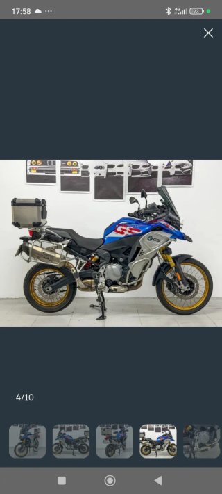 BMW F 850 GS Adventure Azul/Plata