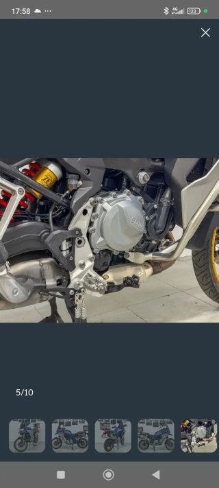 BMW F 850 GS Adventure Azul/Plata