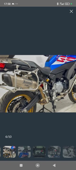 BMW F 850 GS Adventure Azul/Plata