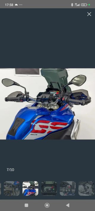 BMW F 850 GS Adventure Azul/Plata