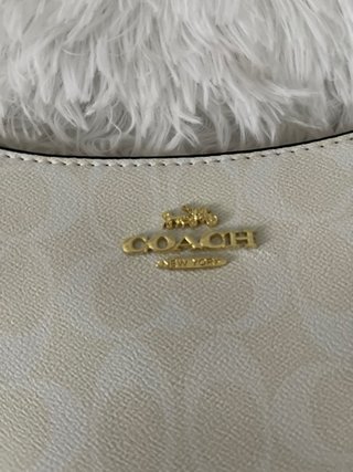 Bolso Coach Blanco Elegante
