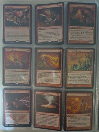 36 cartas rojas raras Magic