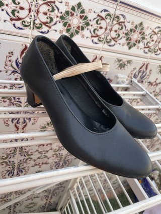 Tacones de baile negros talla 37