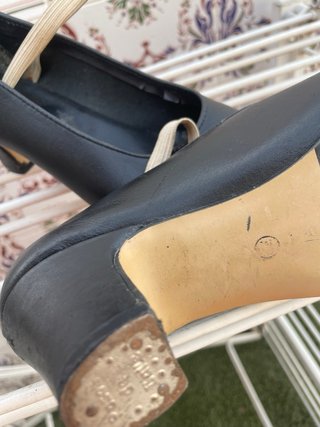Tacones de baile negros talla 37