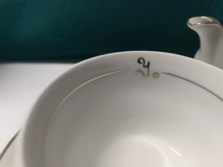 Juego de té antiguo Tú y Yo
