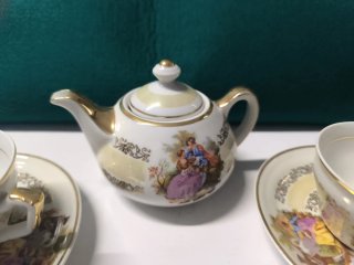 Juego de té antiguo Tú y Yo