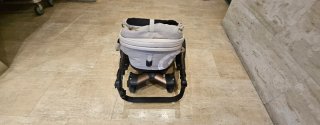 Carrito de bebé con capazo y asiento