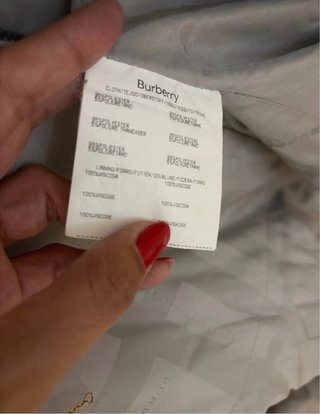 Chaqueta Burberry Gris Mujer