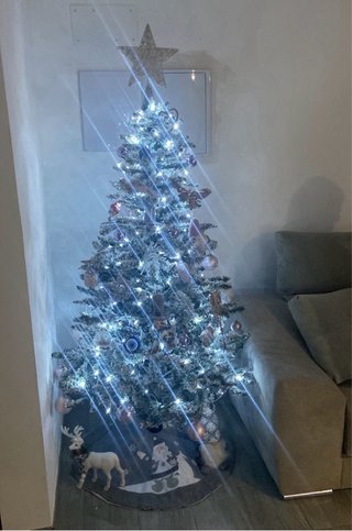 Árbol Navidad Nevado 180cm 618 Ramas