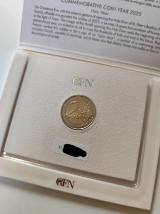 Moneta 2 € Euro Vaticano 2025 Anno Santo