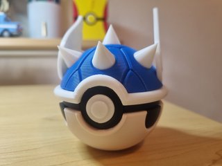 Pokéball Mario Kart Azul 3D Pokémon