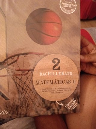 Libro Matemáticas II Bachillerato