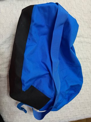 Mochila Oxelo azul porta patines
