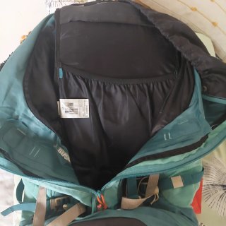 Mochila de trekking azul/verde