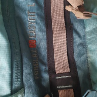 Mochila de trekking azul/verde
