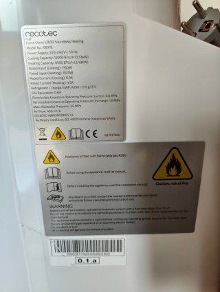 Aire Acondicionado Portátil Forceclima 12600