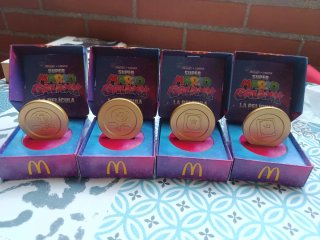 Monedas Super Mario Bross McDonald's