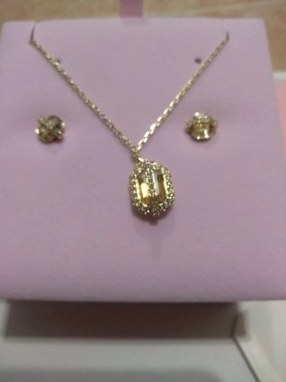 Conjunto Swarovski Collar y Pendientes
