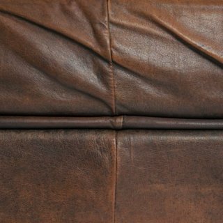 Sofá de cuero estilo De Sede, Vintage 70s