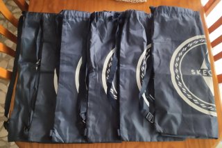 Lote 6 Mochilas Skechers Azul