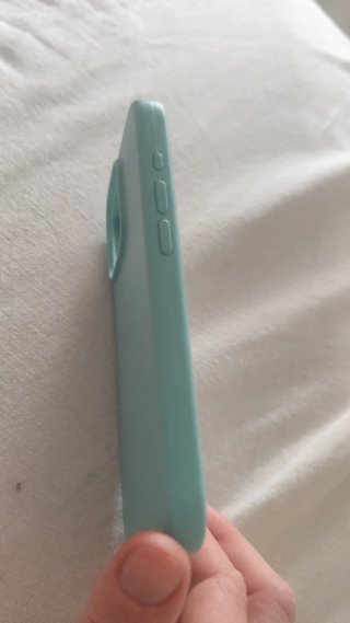 Funda iPhone 12 Silicona Turquesa