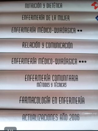 Enciclopedia o curso enfermería 16 libros.