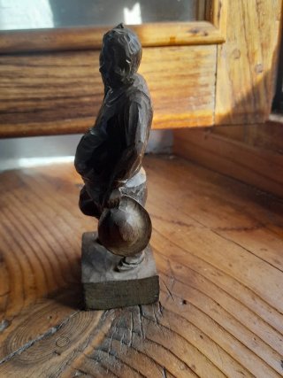 Sancho Panza. Talla Madera OURO.