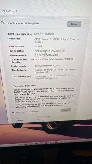 PC Gamer Gigabyte Tarjeta Gráfica Radeon