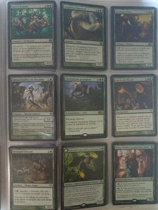 36 cartas verdes raras Magic