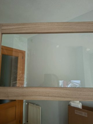 Mueble modular Besta Ikea, con lamparas