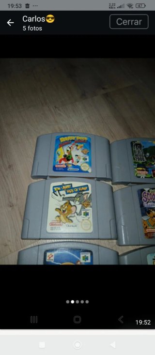 Lote 6 Juegos Nintendo 64 N64