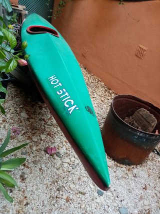 Kayak de fibra HOT STICK para reparar