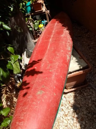Kayak de fibra HOT STICK para reparar